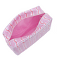 Happy Stripe Vinyl Cosmetic Case